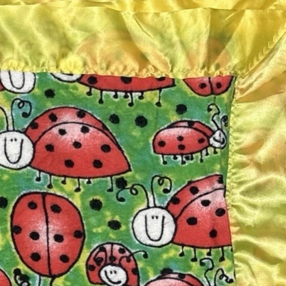 Handmade ladybug fleece